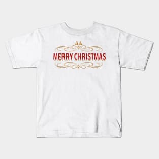 Merry Christmas invitation Kids T-Shirt